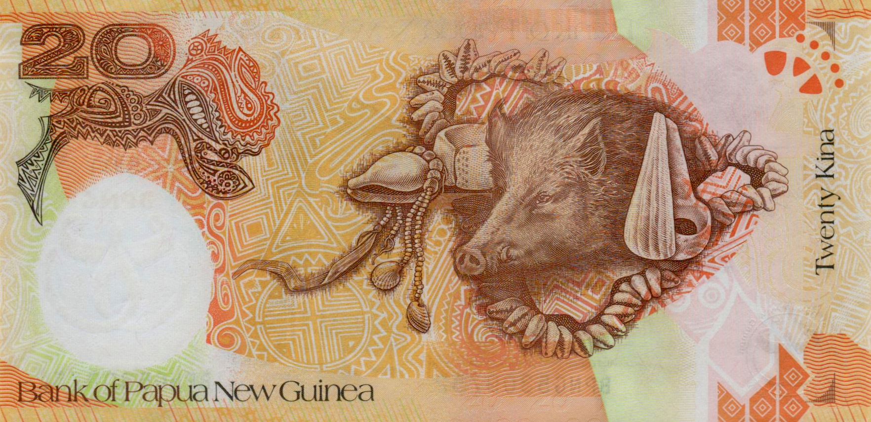 Papua New Guinea 20 2008 UNC P-36